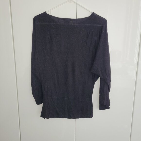 Line the Label Bell-Sleeve Black Black Sweater Size XS - Picture 3 of 9